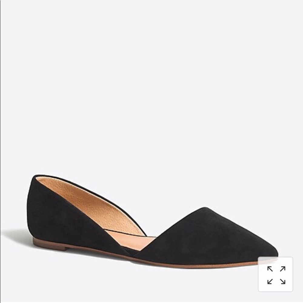 Brand new J Crew Zoe suede d’orsay flats